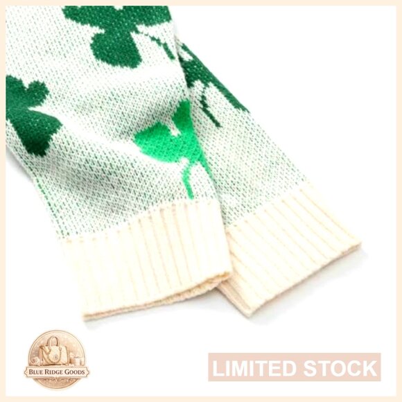 Funny Animal Floral Christmas Tree Long Sleeve Button Knit Cardigan Sweater - Picture 5 of 5